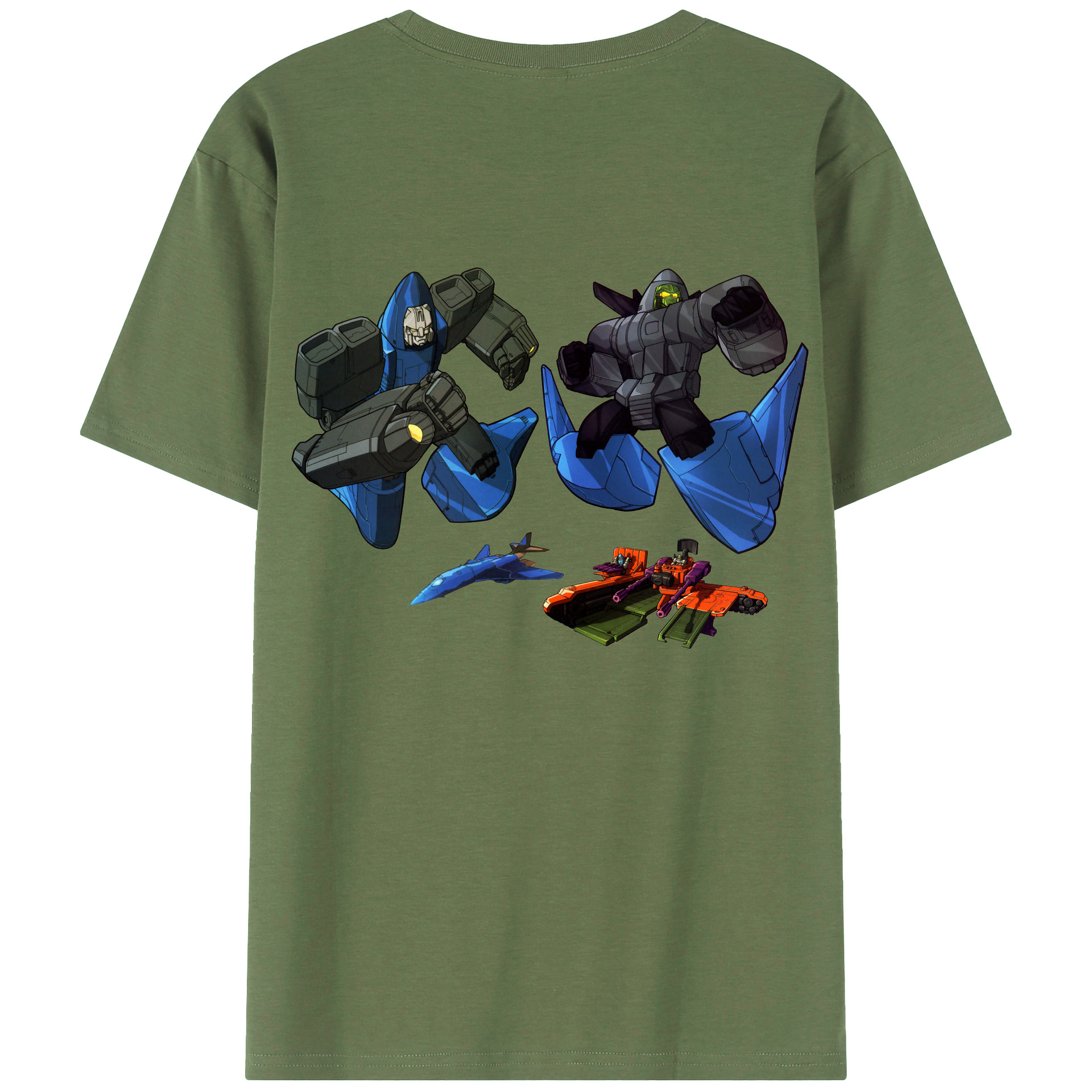 （画像用）  綿100％ メンズ半袖Tシャツ（バックプリント） 通気性